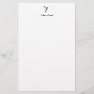 Elegant Hummingbird Notes Brevpapper