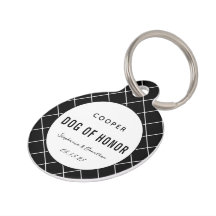 Elegant Hund för Heder Cute Personlig Hund Bröllop