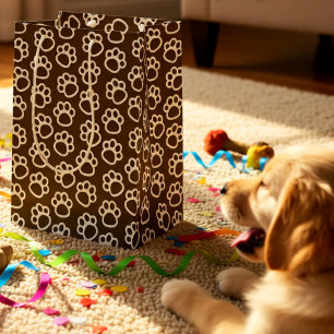 Elegant Hund pet tassar brun