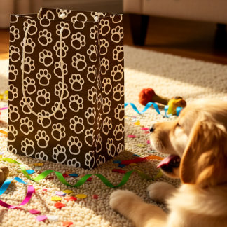 Elegant Hund pet tassar brun