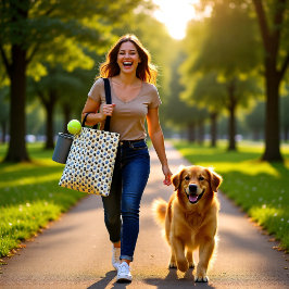 Elegant Hund pet tassar kräm Tygkasse