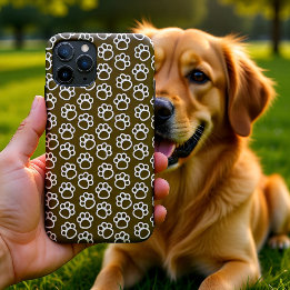 Elegant Hund tassar brun
