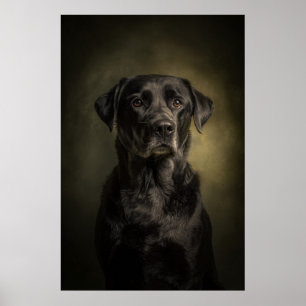 Elegant hundsilhuett poster