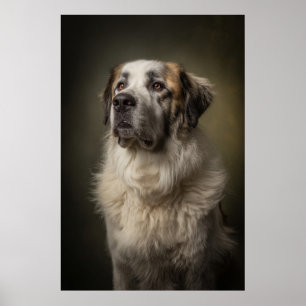 Elegant hundsilhuett poster
