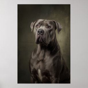 Elegant hundsilhuett poster