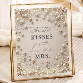 Elegant: Hur många Kisses Möhippa-spel Poster