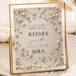 Elegant: Hur många Kisses Möhippa-spel Poster