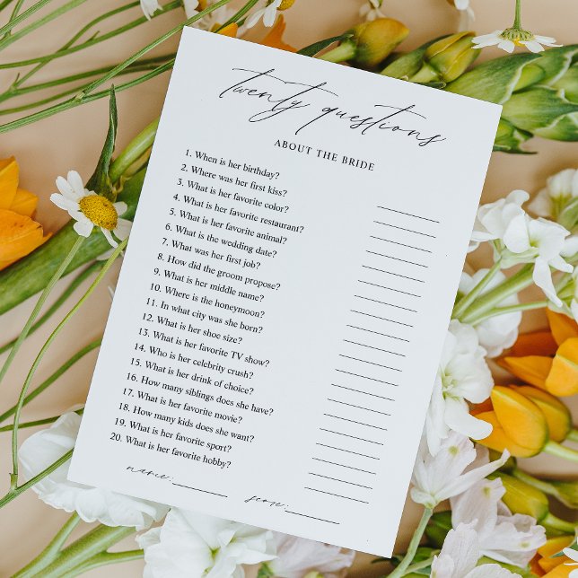 Elegant Hur Väl Känner Du Bruden (Skapare uppladdad)