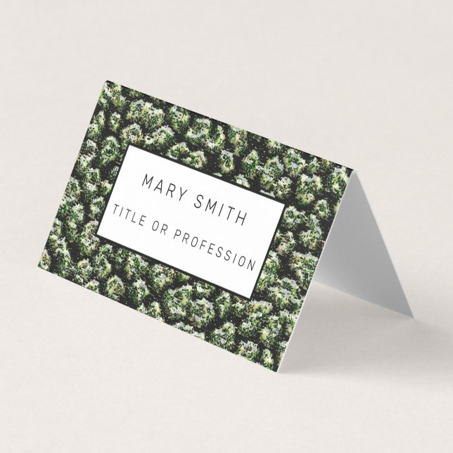 Elegant Hybrid Blommigt-Animal Visitkort (Framsida)