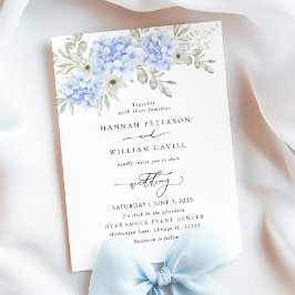 Elegant Hydrangea Blommigt bröllopsinbjudan Inbjudningar