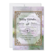 Elegant Hydrangea Flowers Lavender Lila Guld