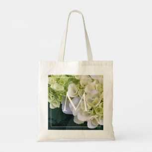 Elegant Hydrangea Monogram Anpassningsbar Kärlek B Tygkasse