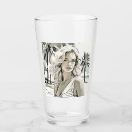 Elegant i Black and White Glaskopp