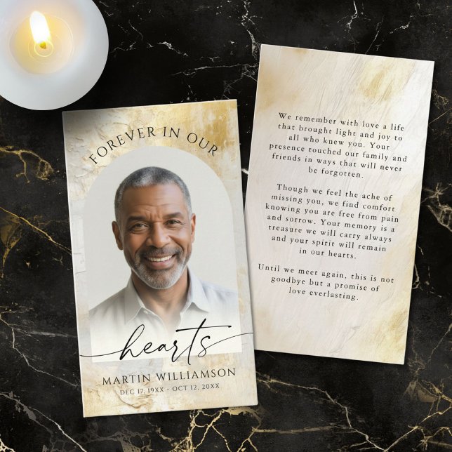 Elegant i fotopapperkort för Guld i Hearts Visitkort (Skapare uppladdad)