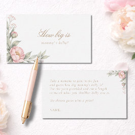 Elegant I Knopp Hur Stor Är Mammans Mage Biljett Tilläggskort