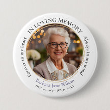 Elegant i Loving Memory Memorial Funeral Keepsak