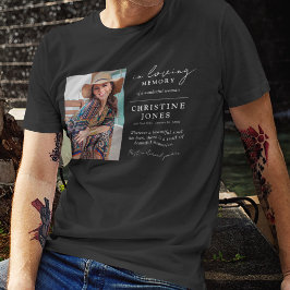 Elegant i minnesminnesminnesminnesutskrift t shirt