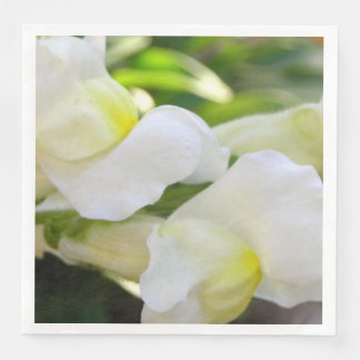 Elegant i vitt pappersservett