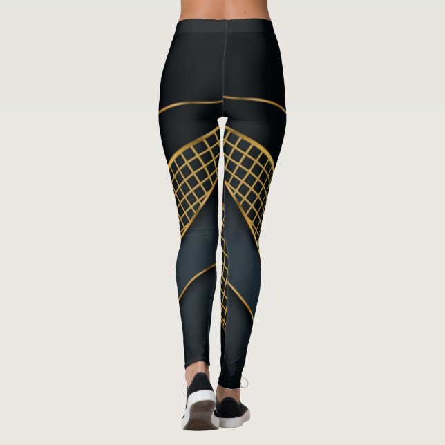 Elegant idrott leggings (Baksida)