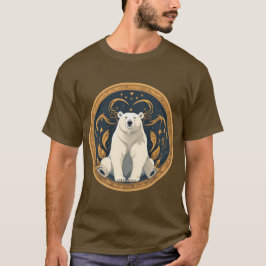 Elegant illustration av isbjörn t shirt