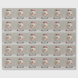 Elegant Impasto Hallondessert Presentpapper