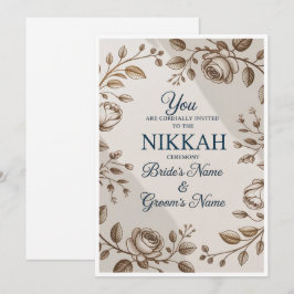 Elegant Inbjudan 💍 – Anpassningsbar & Stilren Des