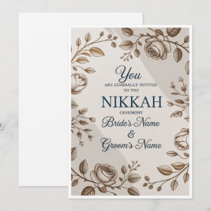 Elegant Inbjudan 💍 – Anpassningsbar & Stilren Des