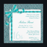 Elegant inbjudan för krickaFauxglitter med<br><div class="desc">Elegant inbjudan för krickaFauxglitter med pilbågen</div>