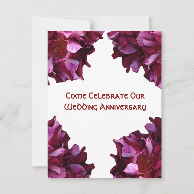 Elegant, inbjudan till fotoårsdag i Ro (Framsida)