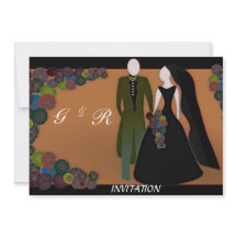 Elegant - inbjudan till Gothic Wedding