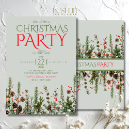 Elegant - inbjudan till Grey-julfest