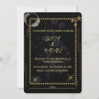 ELEGANT INBJUDNINGSKORT FÖR BRÖLLOP