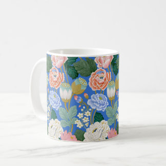 Elegant indisk blomsterpaeoni-mönstrad kaffekopp