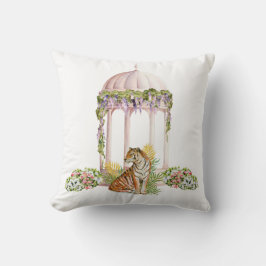 Elegant indisk tigerutskrift, estetisk botanisk ut kudde