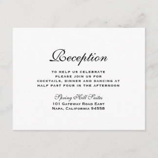 Elegant infogningkort tilläggskort