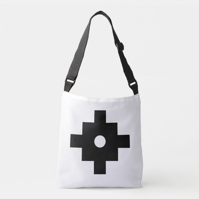 Elegant Inka-kors Geometrisk Design Axelväska (Framsida)