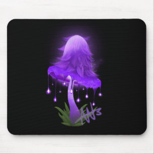 Elegant Inky Cap Glowing Lila Mushroom Musmatta