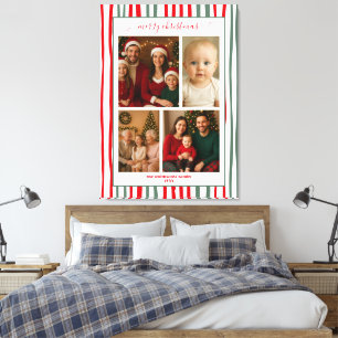 Elegant inredning rum familj Foto God jul Canvastryck