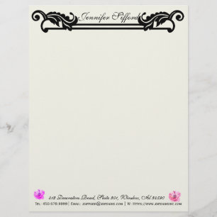 Elegant Insida Designer Personlig Letterhead Brevhuvud