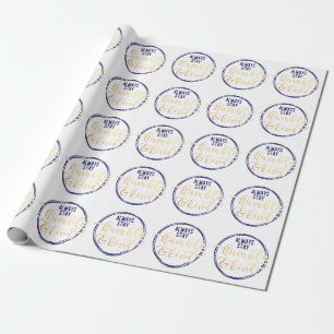 Elegant inspirationstyp, citattecken presentpapper