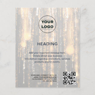Elegant intecknings- / försäkringsflyer flygblad