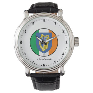Elegant Ireland Watch & Irish Flagga / St Patricks Armbandsur