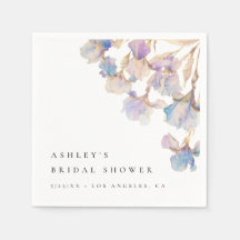 Elegant Iris Bröllopsdusch