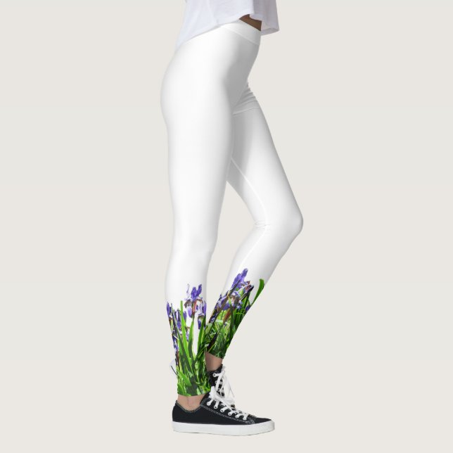 ELEGANT IRIS FLOWER leggings (Höger)