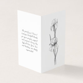 Elegant Iris-programmet för allmän serviceordning Kort