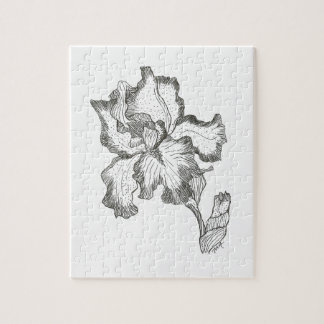 Elegant Iris Puzzle Pussel
