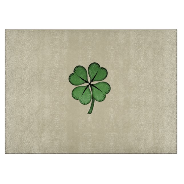 Elegant irländsk lycklig shamrock (Framsidan)