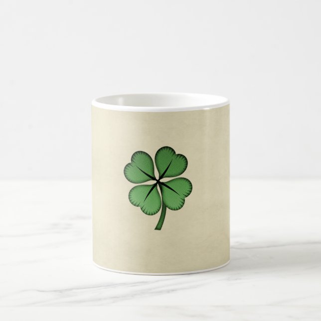 Elegant irländsk lycklig shamrock kaffemugg (Center)