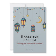 Elegant Islamic Ramadan Greeting Card - Anpassat