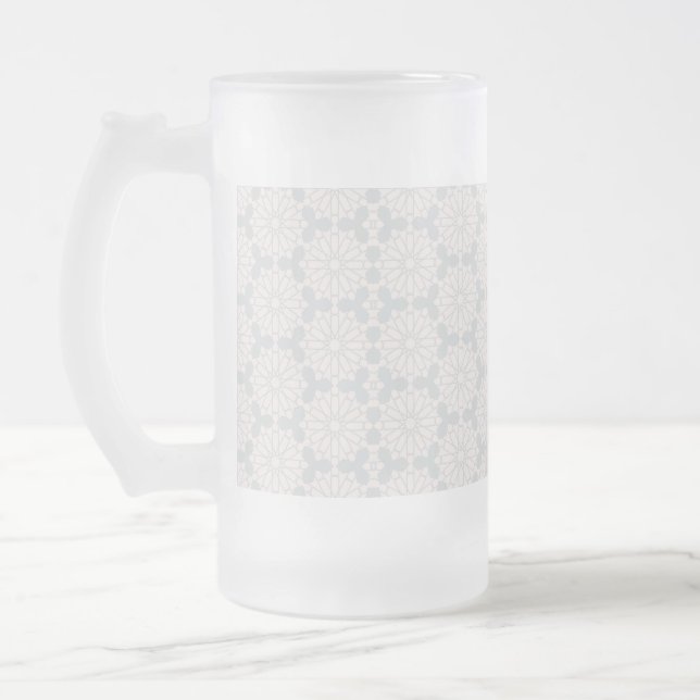 Elegant islamisk konstdesign frostat ölglas (Vänster)